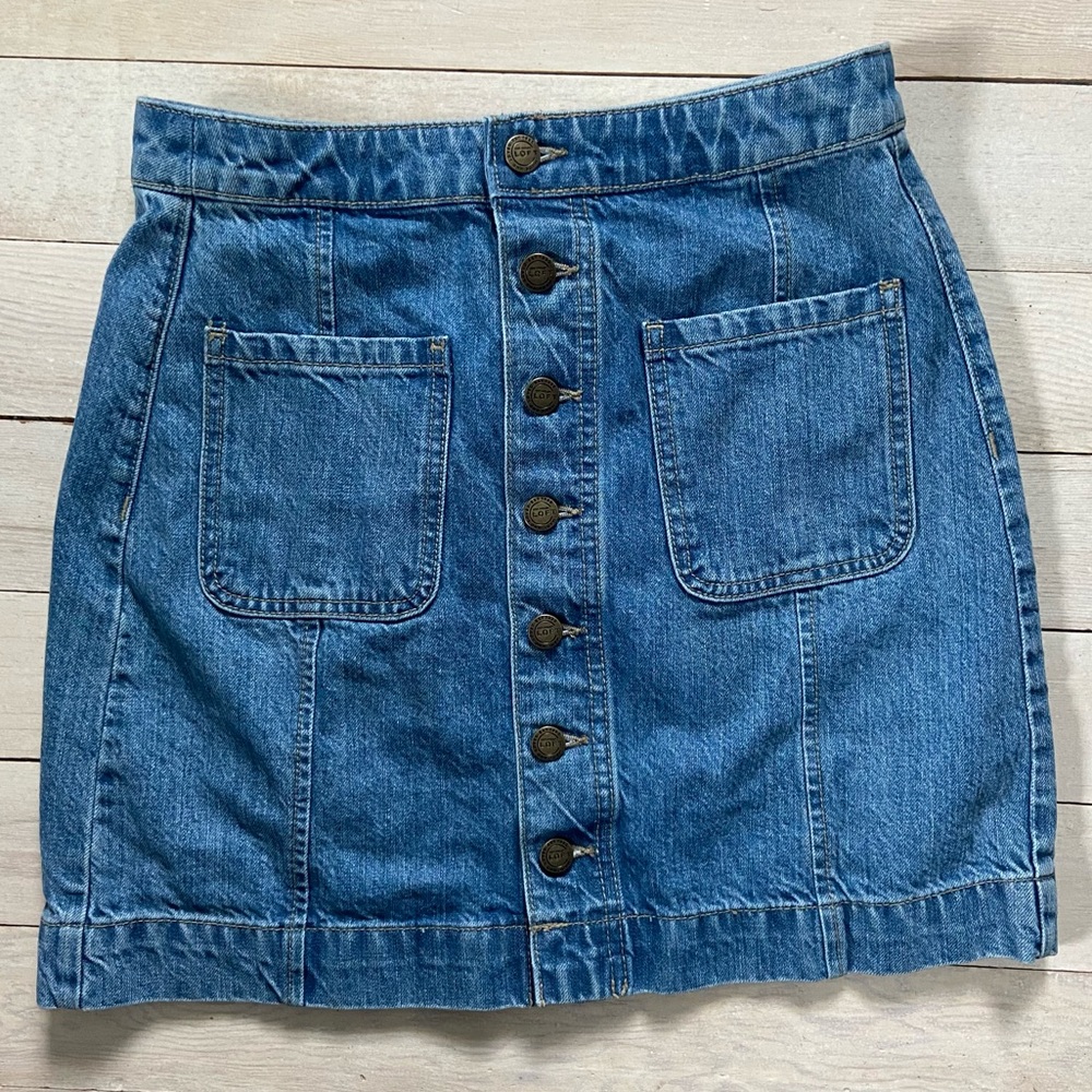 Ann Taylor Loft/denim/skirt/size 25/16 inches long